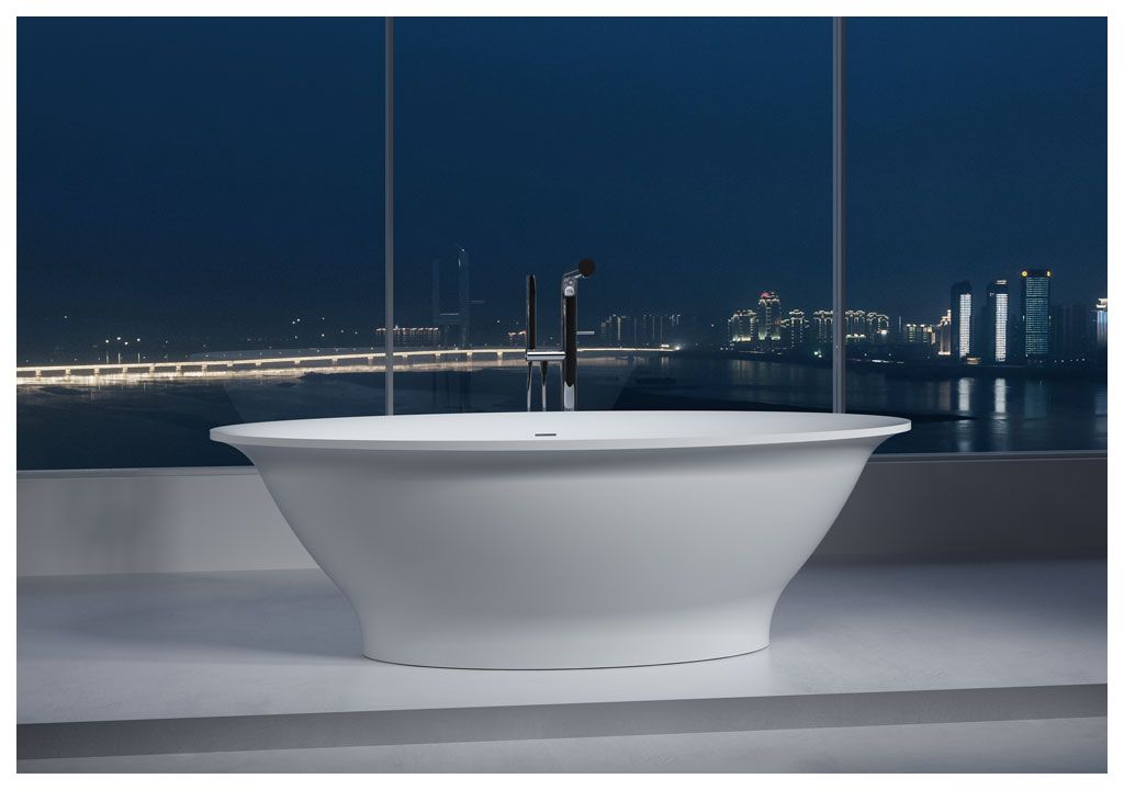 Ванна из искусственного камня Aquanet Entice V1 190x90, глянцевая - Вид №4