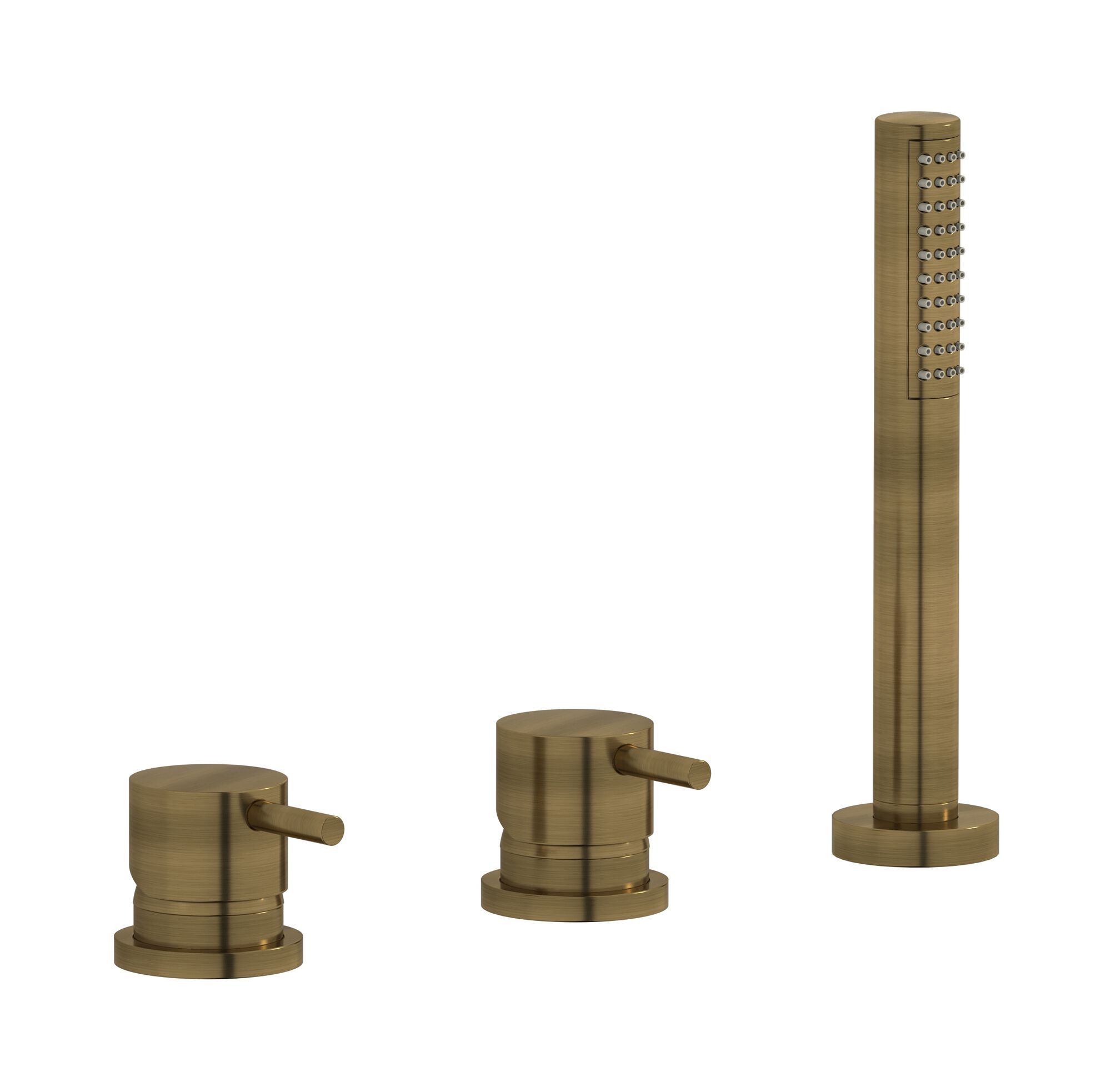 Смеситель для ванны с 3 отверстиями и ручным душем IB Milano Torino ARCH-00071984 - Вид №6