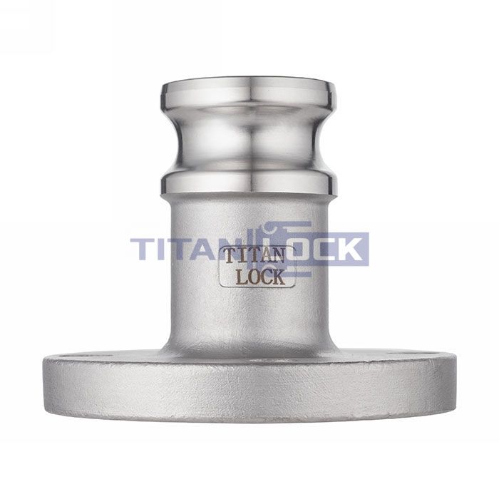 Камлок нержавеющий тип FA, ниппель с фланцем 3/4", AISI316, TL75FASS TITAN LOCK  - Вид №4