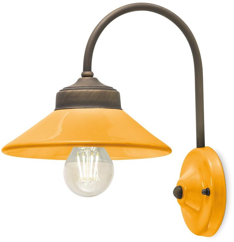 FERROLUCE Настенный керамический светильник с фиксированным кронштейном Colors C1630 - Вид №2