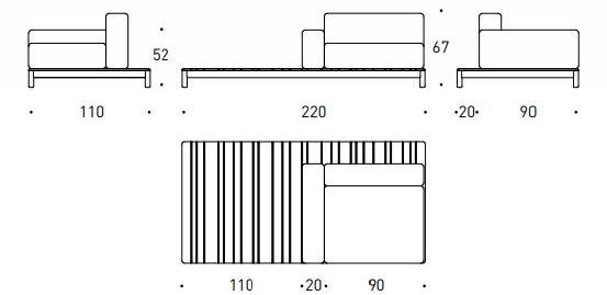 Varaschin Модульный угловой диван Barcode sun-id-1348985 - Вид №10