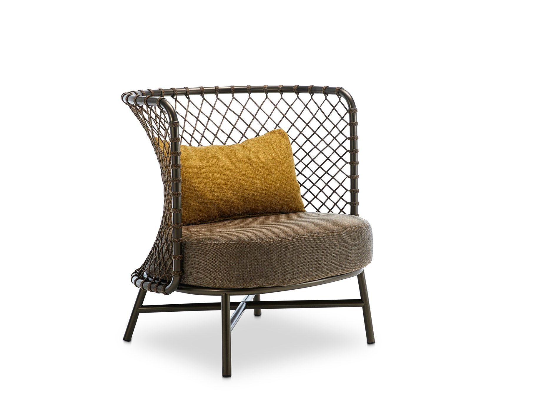 Плетеное кресло с полиэфирной веревкой Roberti Charme ARCH-00090223 - Вид №1