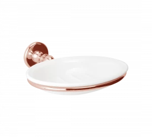 Gentry Home Керамический держатель стакана Queen Розовое золото GH103264
