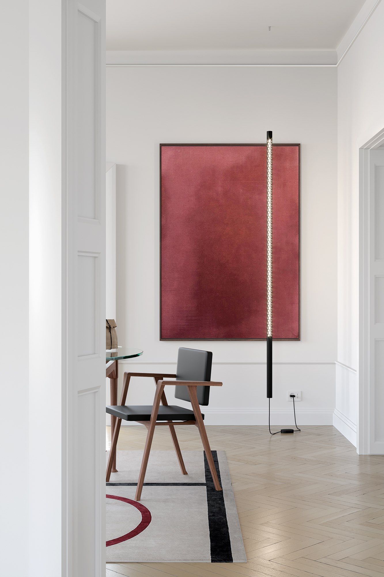 Алюминиевый светодиодный торшер Rotaliana Squiggle ARCH-00028595 - Вид №1