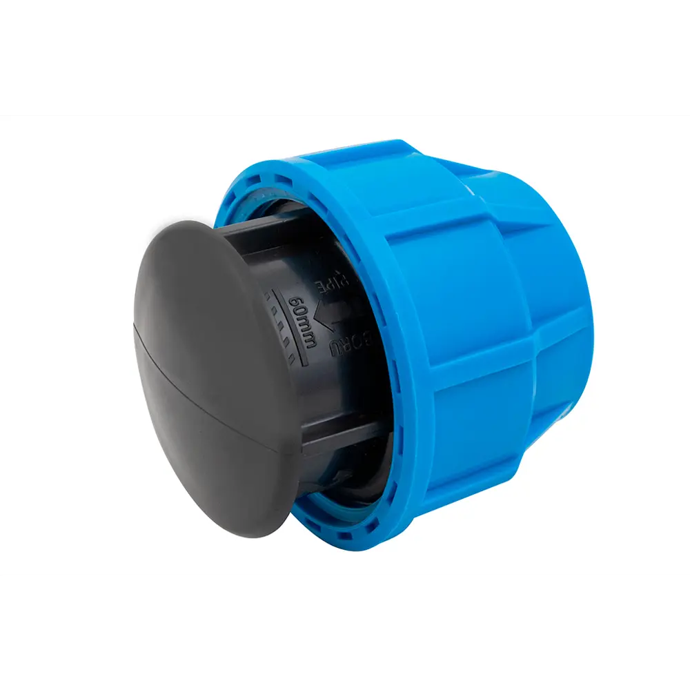 Заглушка цанговая Политэк 63 мм для труб ПНД 82382764 STLM-1452843 - Вид №2