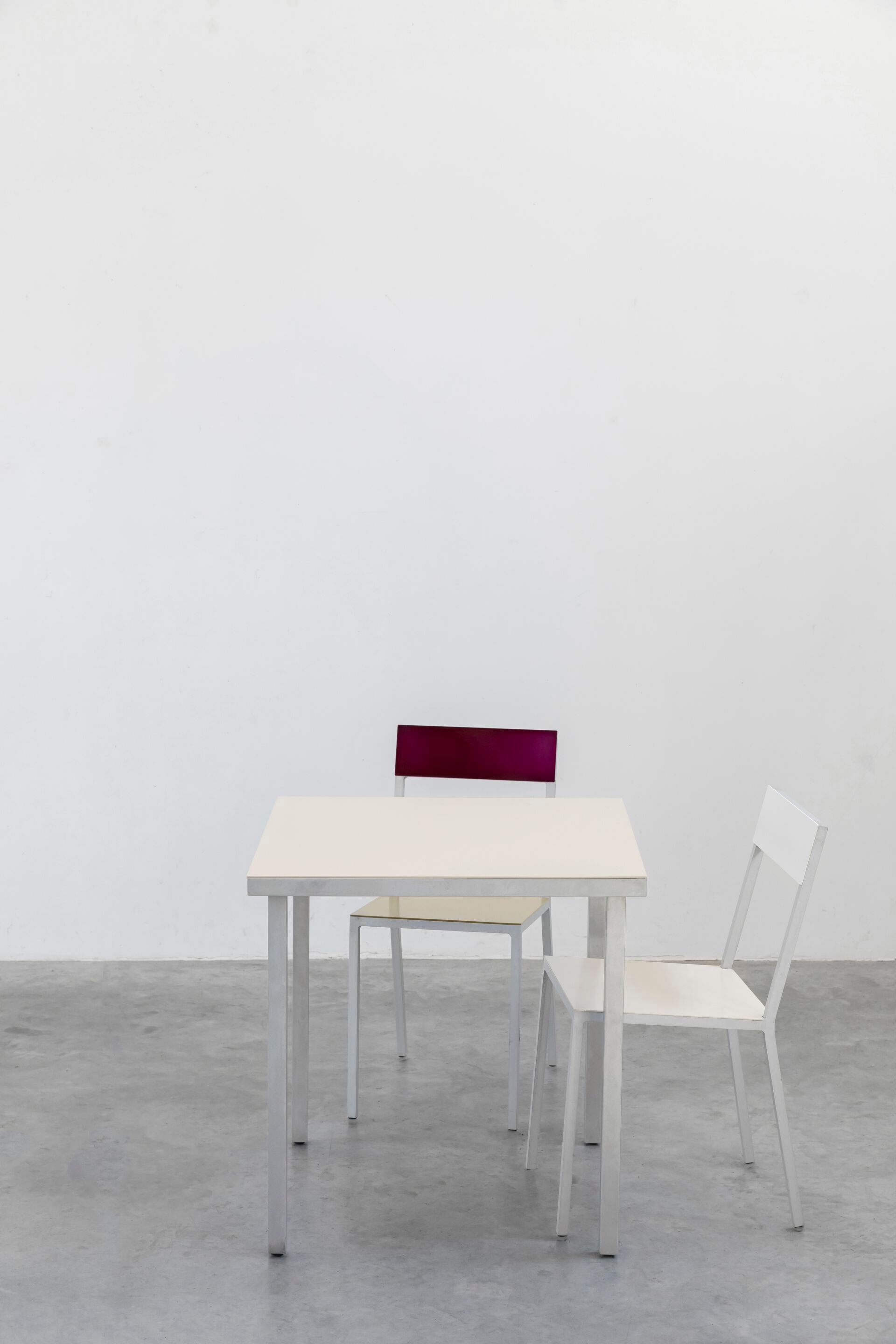 Алюминиевый стул с открытой спинкой valerie_objects ALU CHAIR ARCH-00088703 - Вид №1