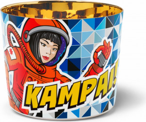 10650433 Sieger by Furstenberg Кубок для игрист. вина Sieger by Furstenberg "Глоток золота. Галактическая девчонка" 300мл Фарфор