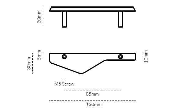 Латунная мебельная ручка Lo & Co Interiors Line Series ARCH-00084750 - Вид №9