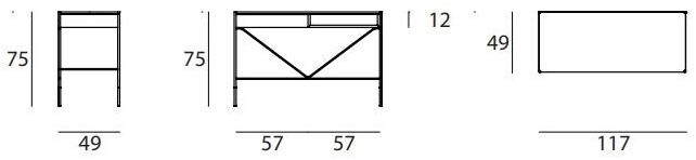 Living Divani Письменный стол из дерева с ящиками Era sun-id-1478112 - Вид №11