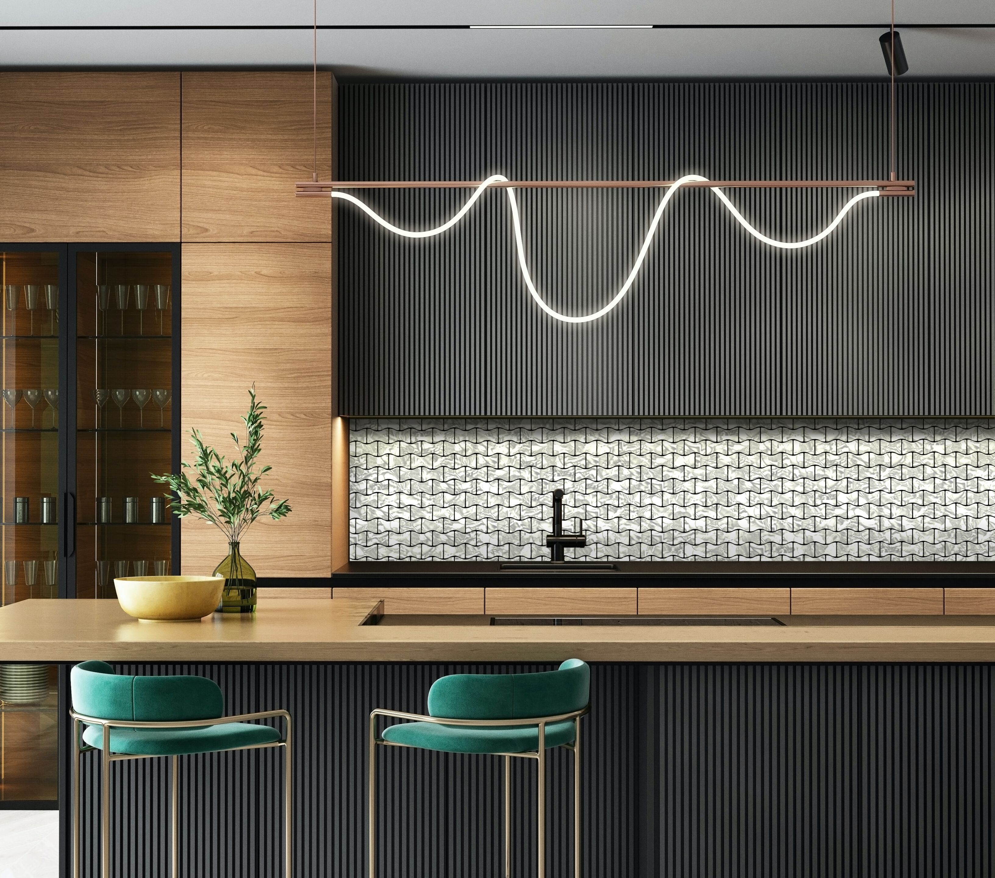 Переработанная стеклянная мозаика BROKISGLASS M.1. WINGS ARCH-00049805 - Вид №8