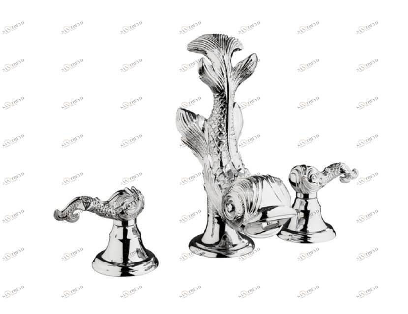 039002.000.50 Набор для раковины с тремя отверстиями Яркий хром Mestre 