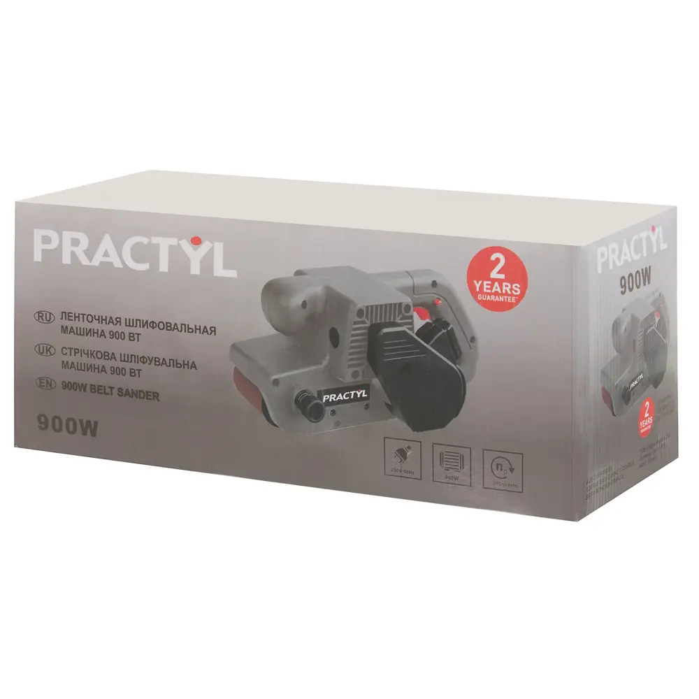 Ленточная шлифмашина Practyl S1T-DD-76, 900 Вт STLM-2047293 - Вид №3