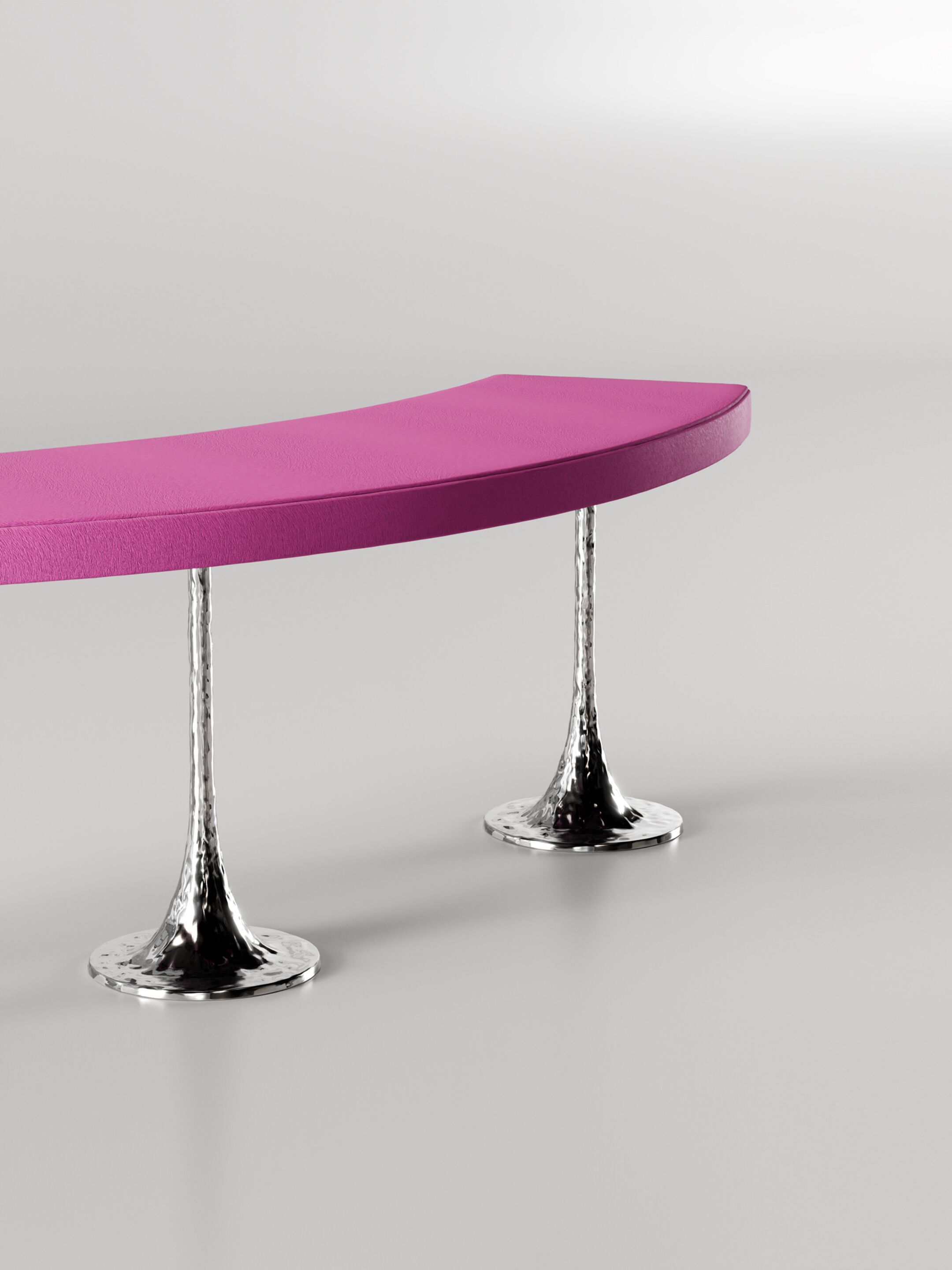 Кожаная мягкая скамья Lorenzo Tondelli CROMA ARCH-00109007 - Вид №2