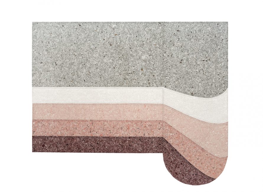 072825 Ковер Round Burgundy GAN Nuances