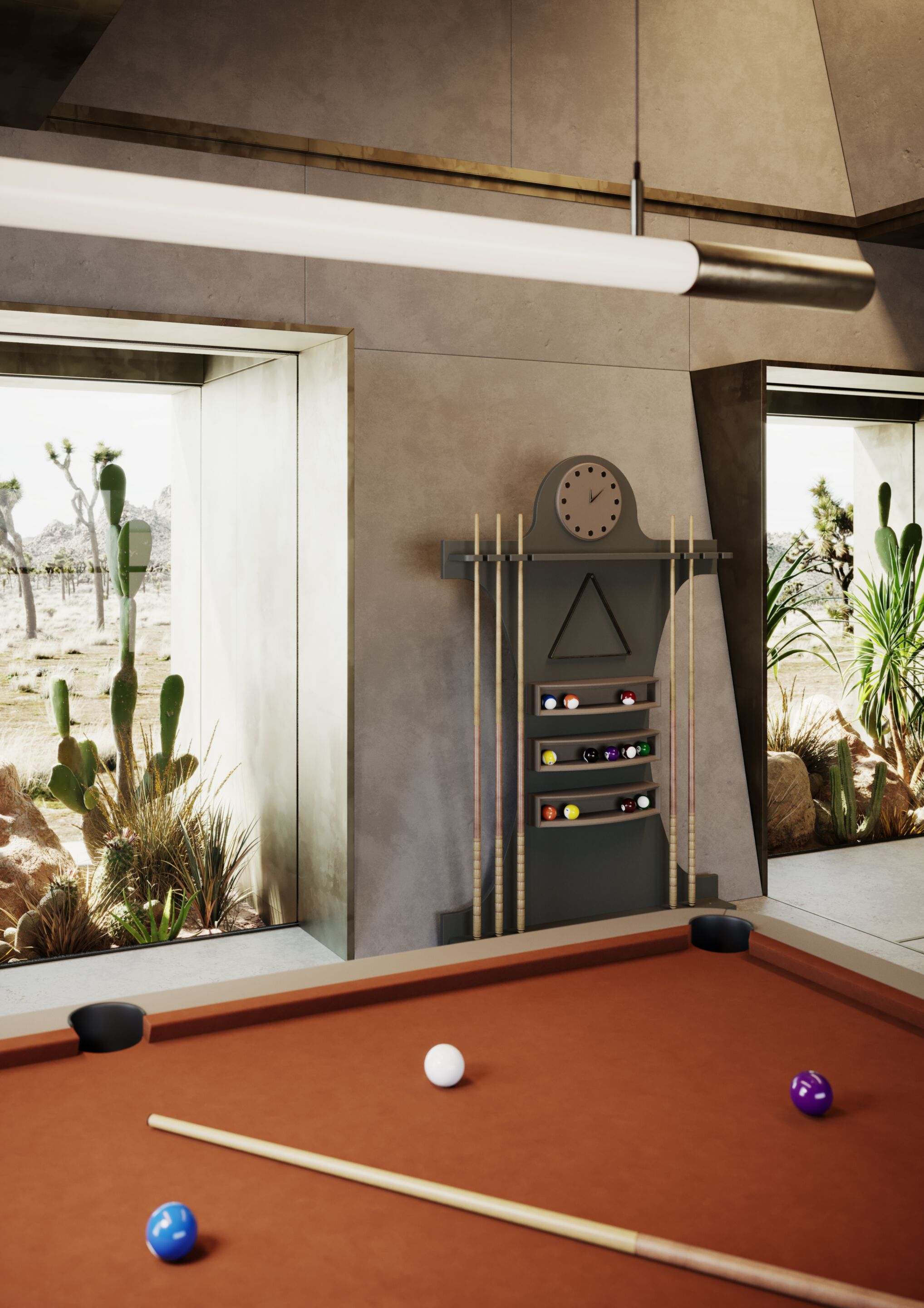 Прямоугольный бильярдный стол Vismara Design ARCH-00019429 - Вид №1