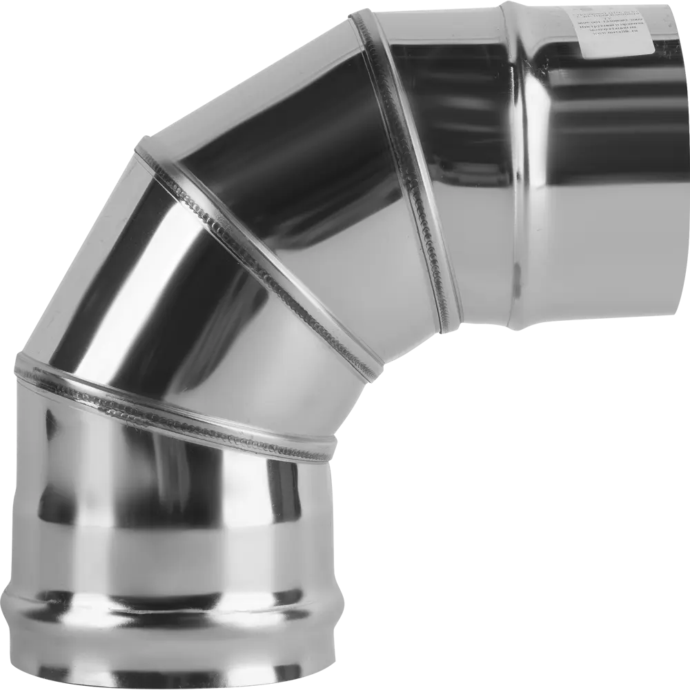 Колено 4 секции Металлик и Ко угол 90 (430/0.8 мм) D115 мм STLM-2071588 - Вид №1