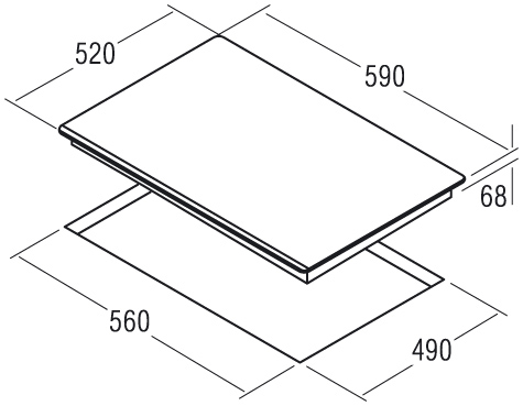 8110840 Индукционная варочная поверхность Cata IB 604 WH STDN-0071158 - Вид №7