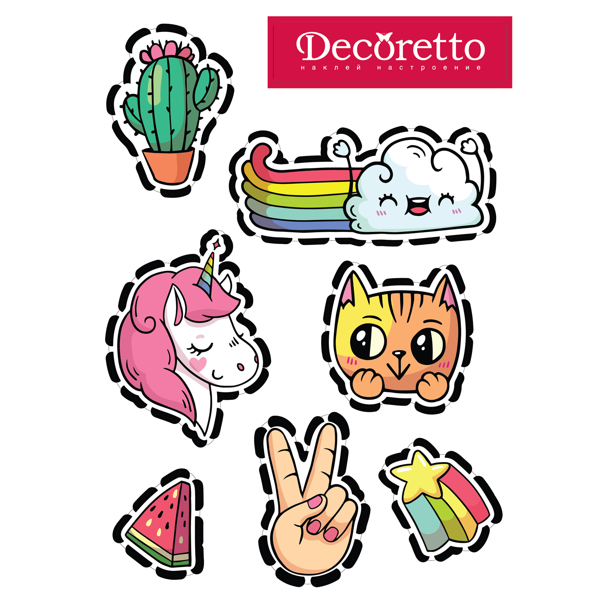 82550366 Наклейка «Всё в кучу» 17х23 см Santreyd 