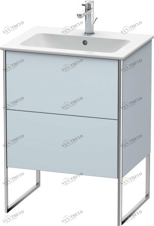XS444509797 XSquare Тумбочка напольная Светло-голубой шелковисто-матовый лак Duravit