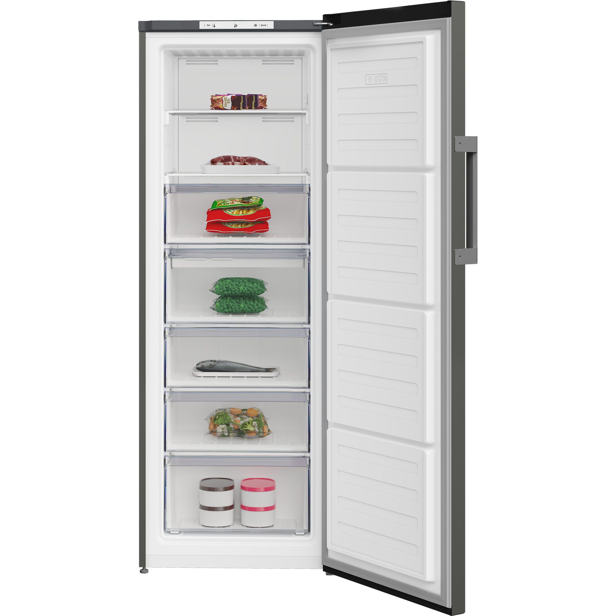 5478135 Морозильный шкаф  Beko B1RFNK292G серый STDN-0076132 - Вид №1