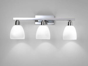 Настенный светильник из латуни и стекла