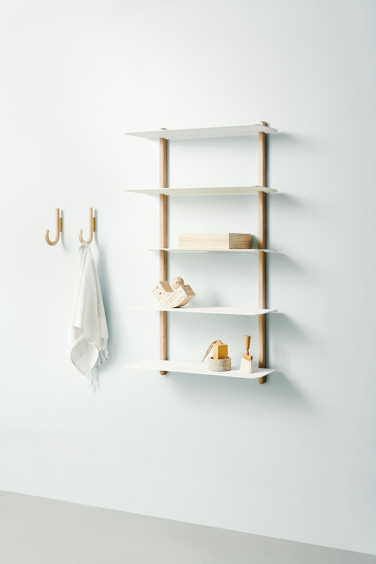 Подвесной книжный шкаф из стали и дерева Gejst Nivo ARCH-00111878 - Вид №2