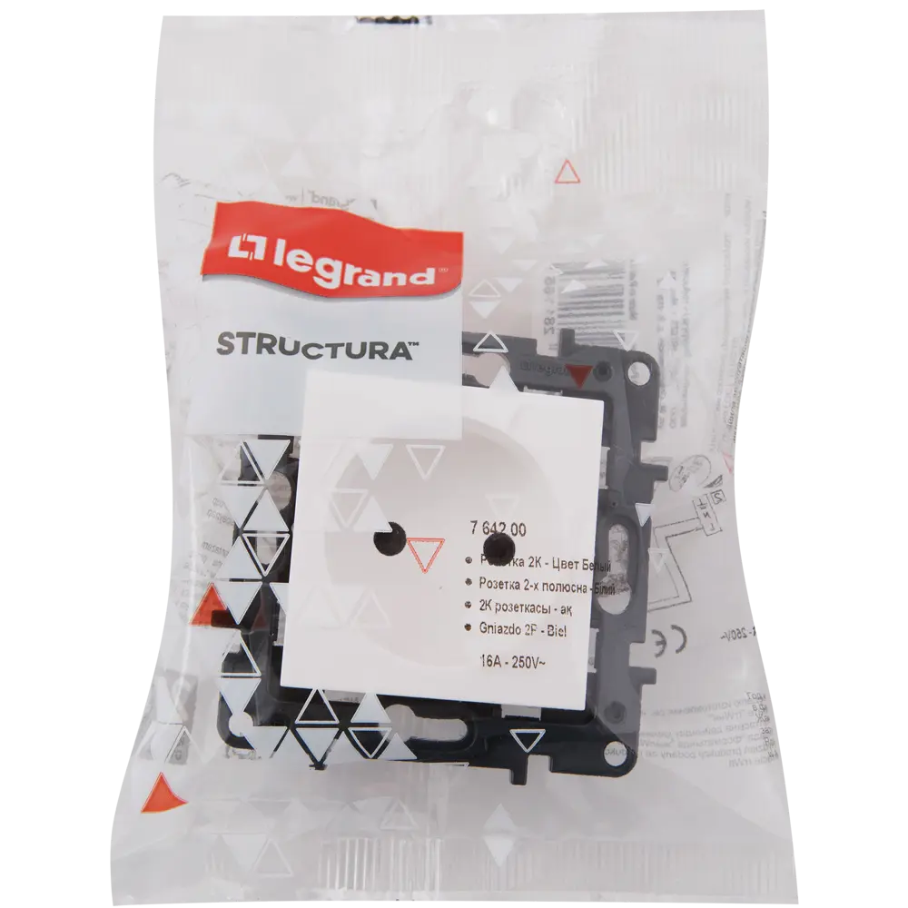 Розетка Legrand Structura без заземления для скрытого монтажа 82064596 STLM-0018587 - Вид №4