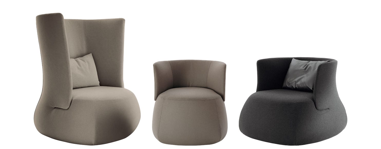 Тканевое кресло с высокой спинкой B&B Italia Fat Sofa ARCH-00081223 - Вид №3