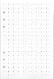 548607 Бумага для ежедневника "Точка" А5, 45 листов, 6 отверстий Fancy Planner