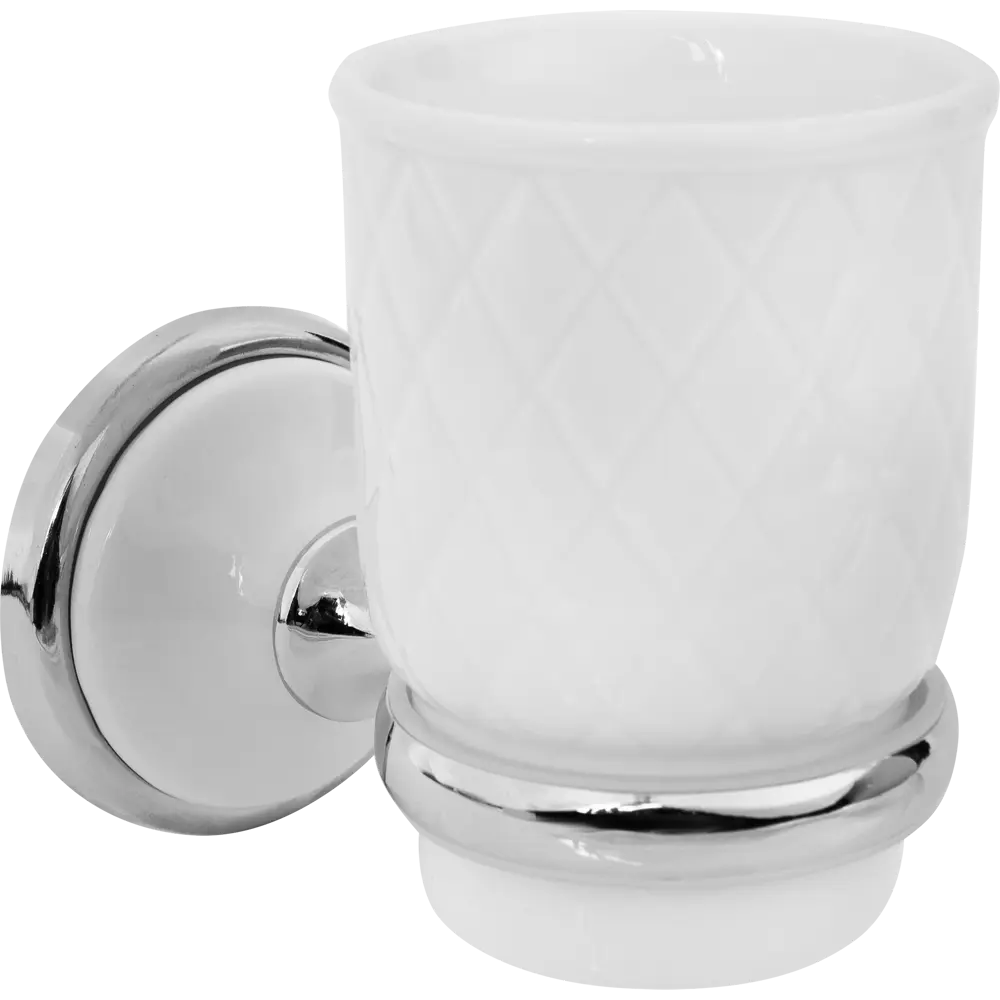 Стакан для зубных щёток подвесной Brissen Aster керамика цвет прозрачный STLM-2131072