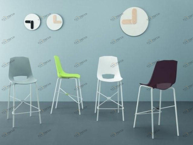 GES Group Табурет высокий полипропиленовый с подставкой для ног sun-id-1437120