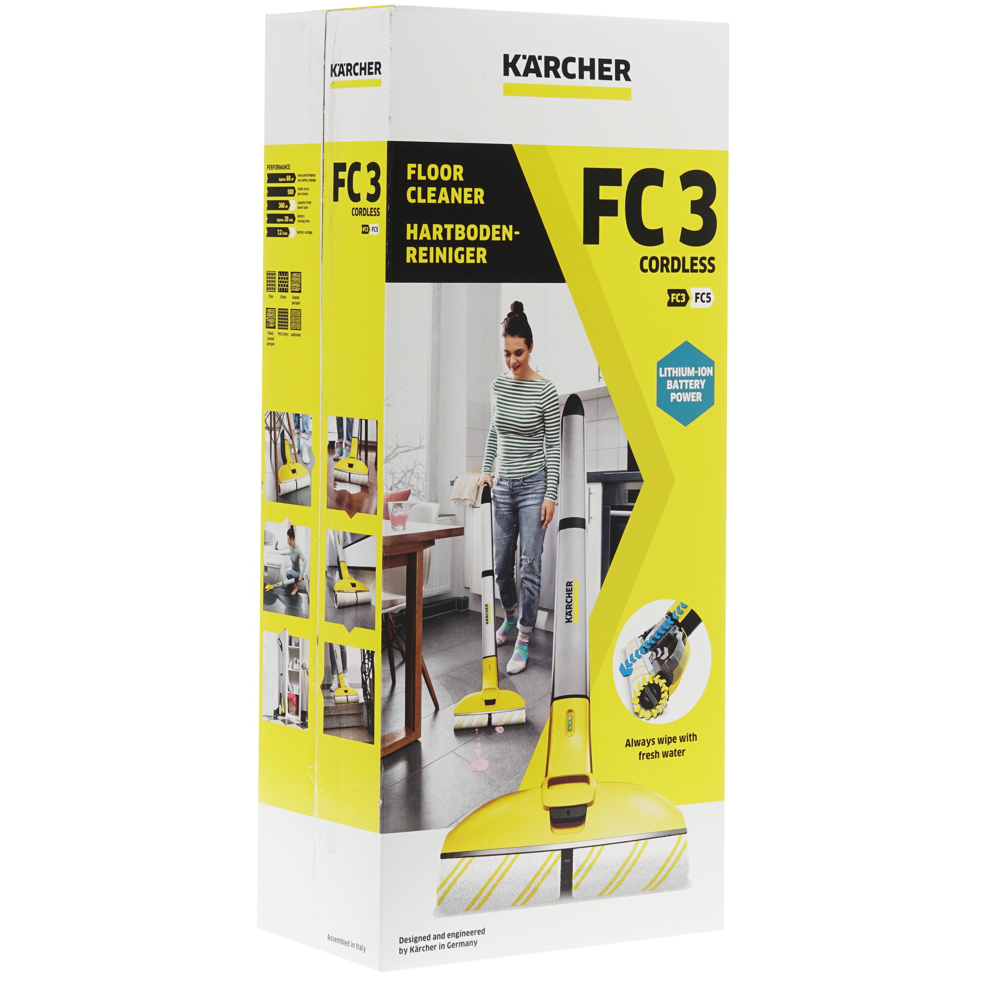 8128376 Пылесос вертикальный   Karcher FC3 Cordless  желтый STDN-0089817 - Вид №8