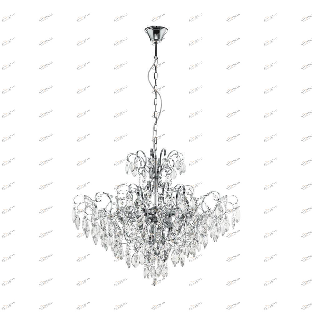 Подвесная люстра Eglo Fenoullet 39524 EGLO ДИЗАЙНЕРСКИЕ, FENOULLET 00-3887935 Прозрачный;хром 