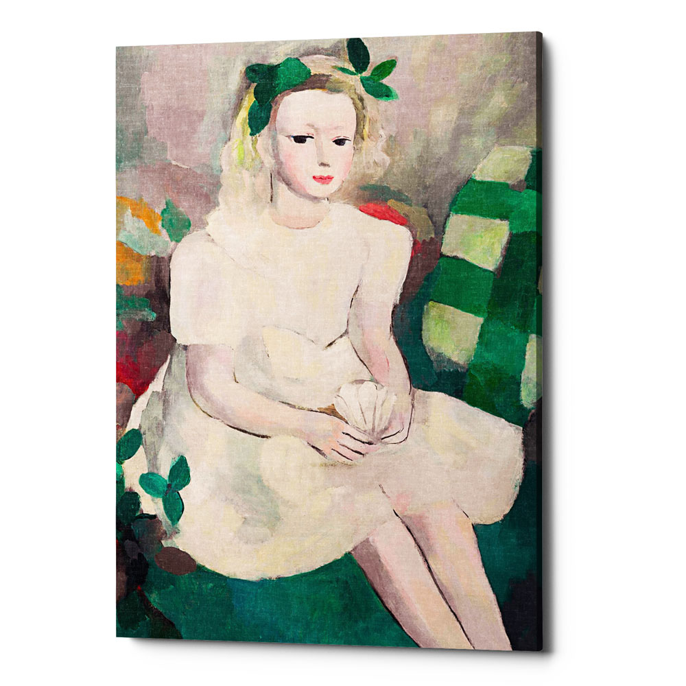 896518941_2628 Картина «Девушка в белом» (холст, галерейная натяжка) Object Desire 