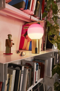 085731 Настольный светильник Portable зеленый-латунь Marset Dipping Light