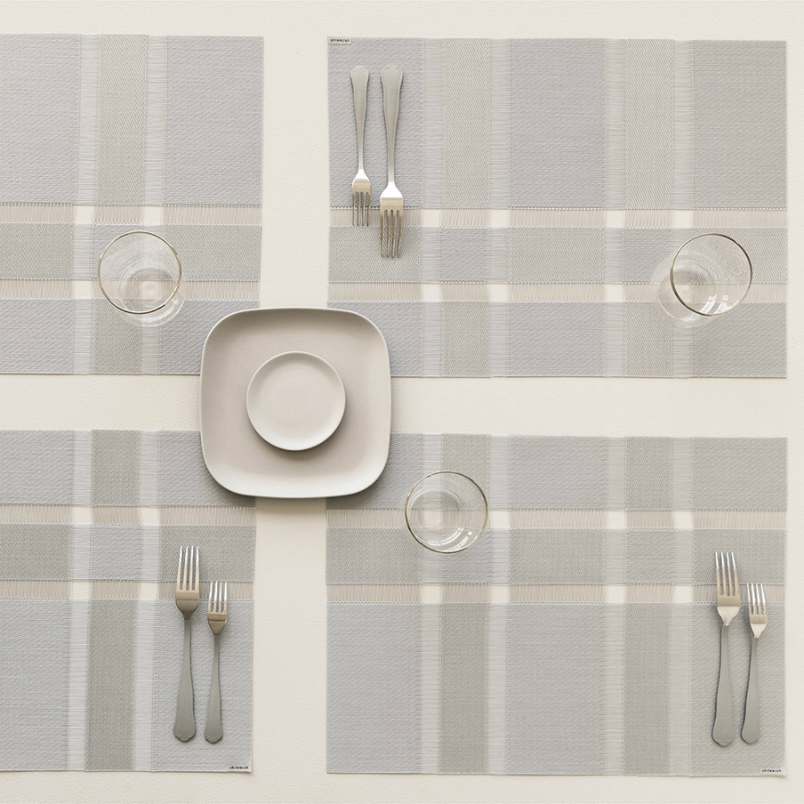 Салфетка виниловая Silver, 36х48 см Chilewich C100494003 - Вид №1