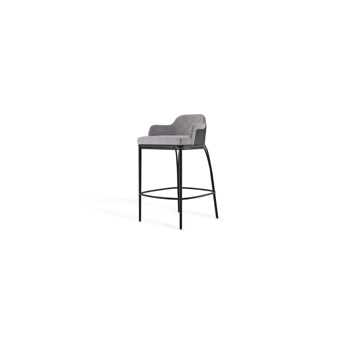 Барные стулья и табуреты Charla Grey Bar Chair Covethouse LUXXU  - Вид №2