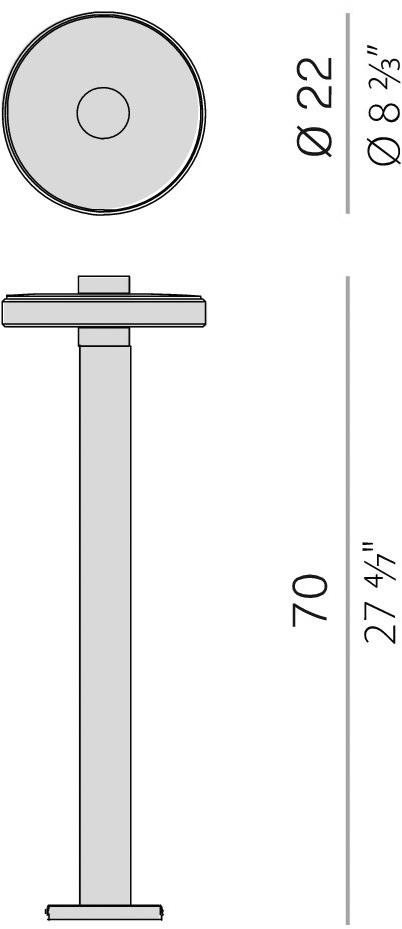 PANZERI Светодиодный столбик из алюминия и стекла Venexia sun-id-1463519 - Вид №5
