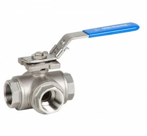 GENEBRE 2040n 04 3-ходовой шаровой кран с уменьшенным отверстием Арт. 2040: отверстие «L» / Арт. 2041: Т-образное отверстие