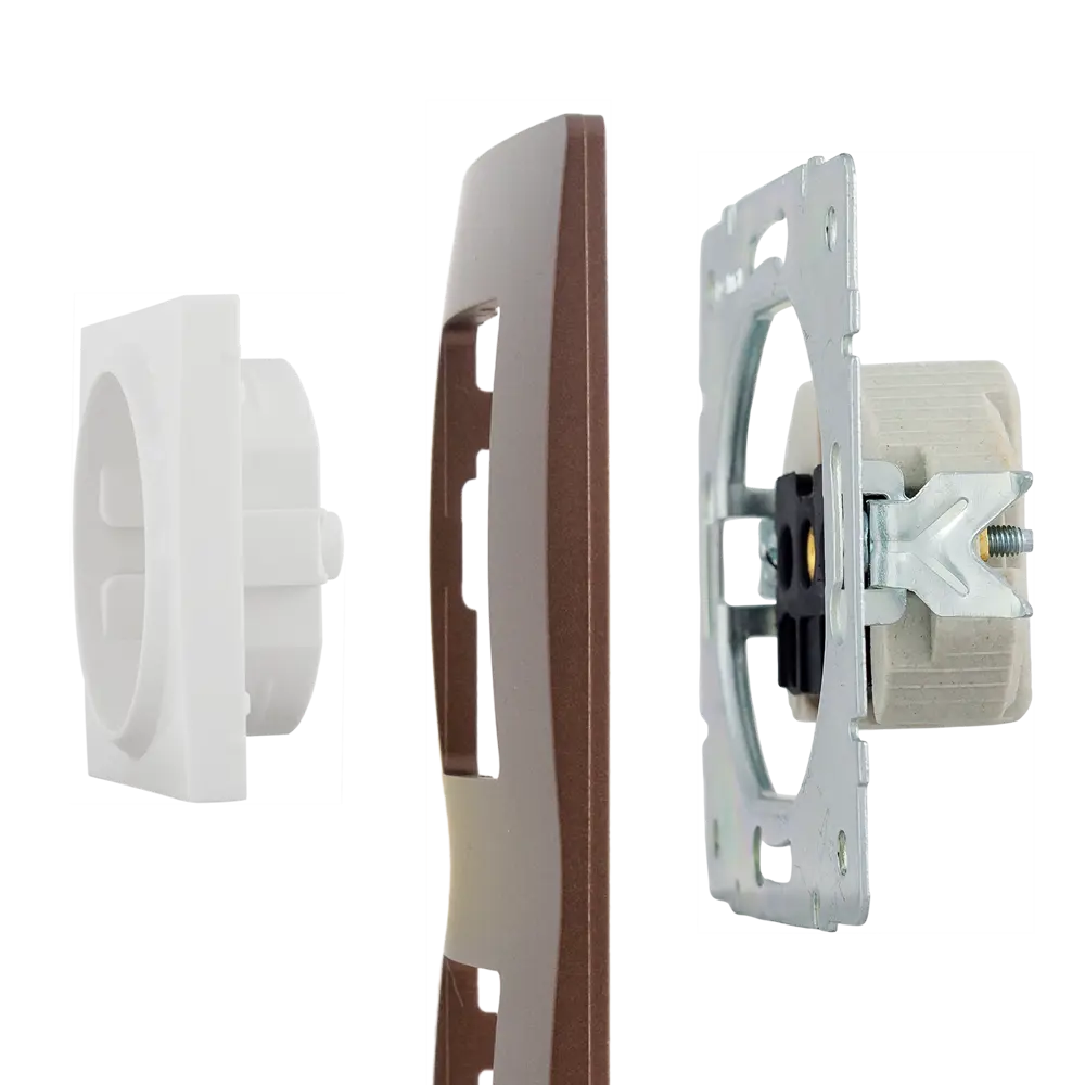 Рамка для розеток и выключателей Legrand Etika 2 поста, цвет какао STLM-2114777 - Вид №4