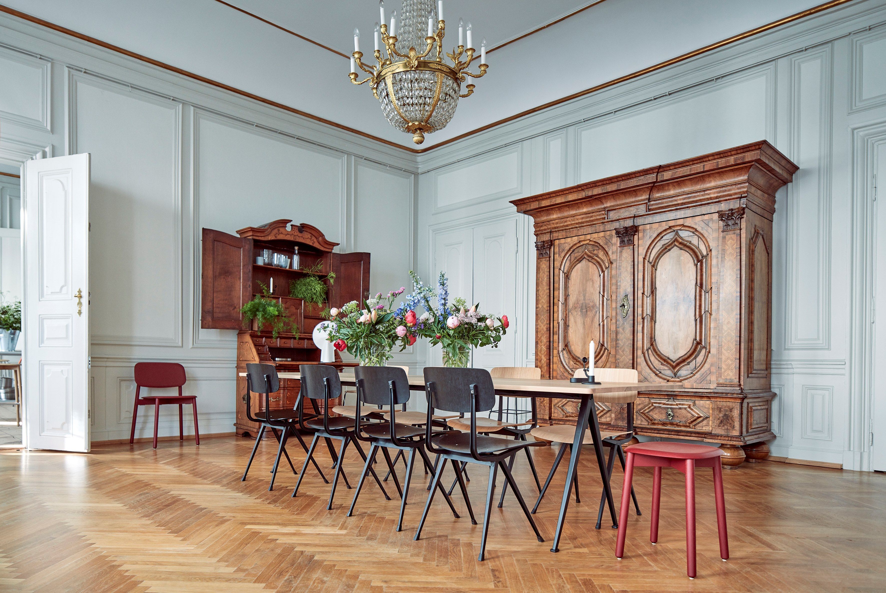 Стул из стали и дерева Hay RESULT ARCH-00144757 - Вид №13