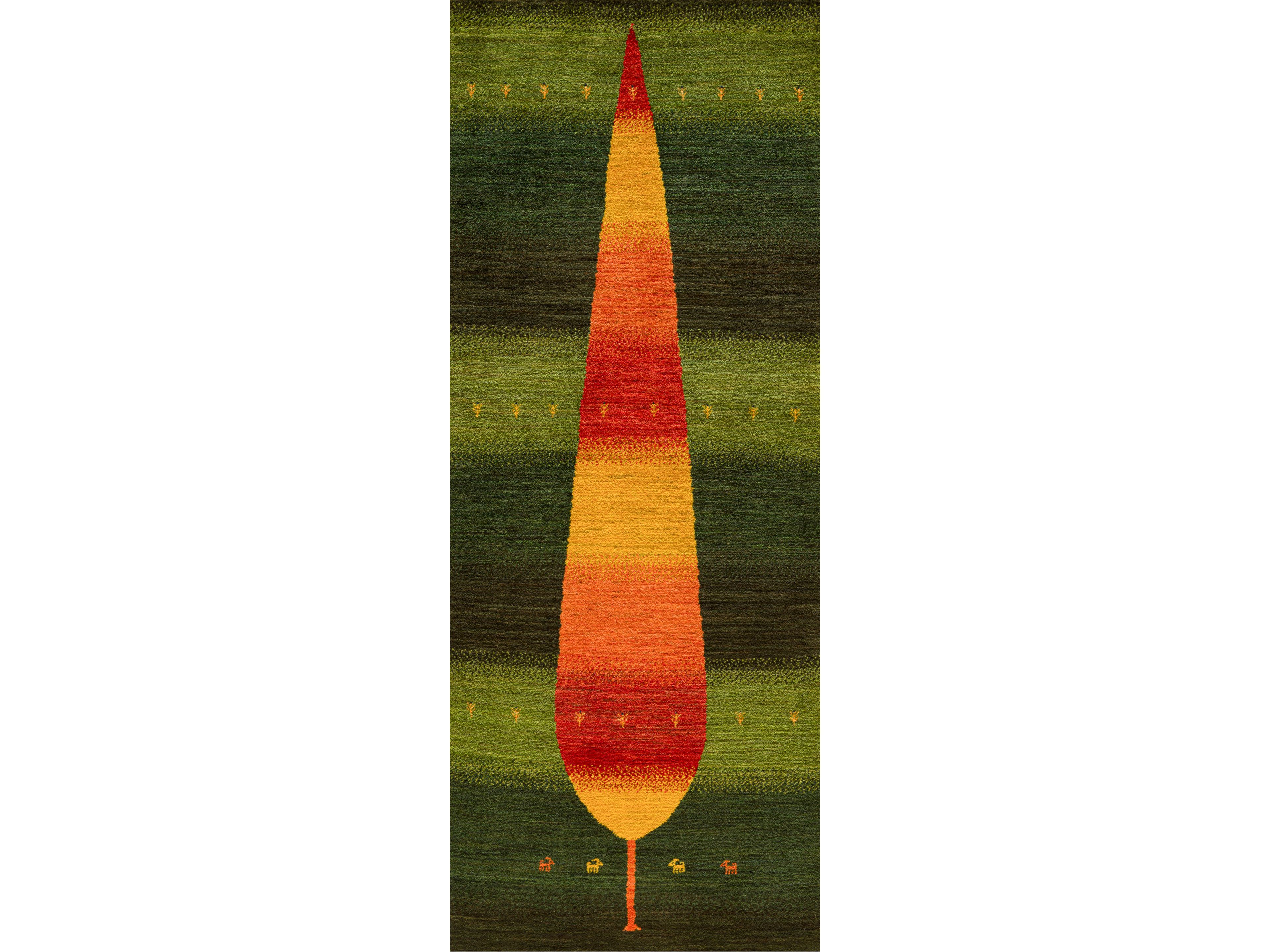 Прямоугольный шерстяной ковер Zollanvari Gabbehs Flora &amp ARCH-00098460 - Вид №1