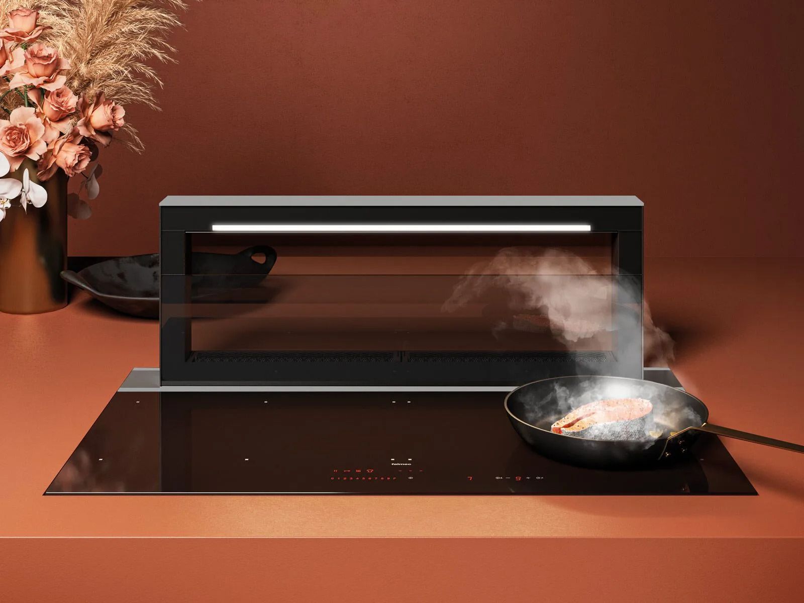 Вытяжка из алюминия и стекла Falmec дизайн ARCH-00045050