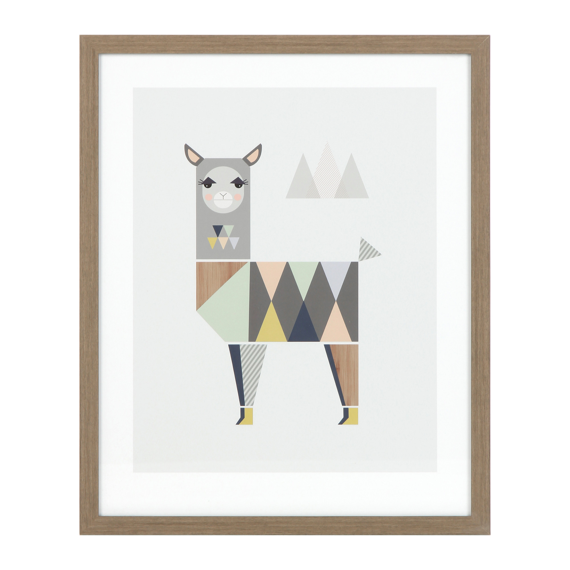 2000983162267 Постер Llama COSMO RED 