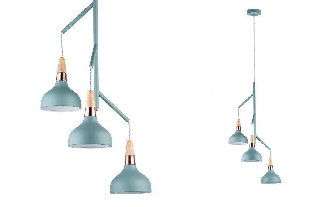 Подвесная люстра Paulmann Juna 79653 PAULMANN ДИЗАЙНЕРСКИЕ, JUNA 186442 Зеленый  - Вид №1