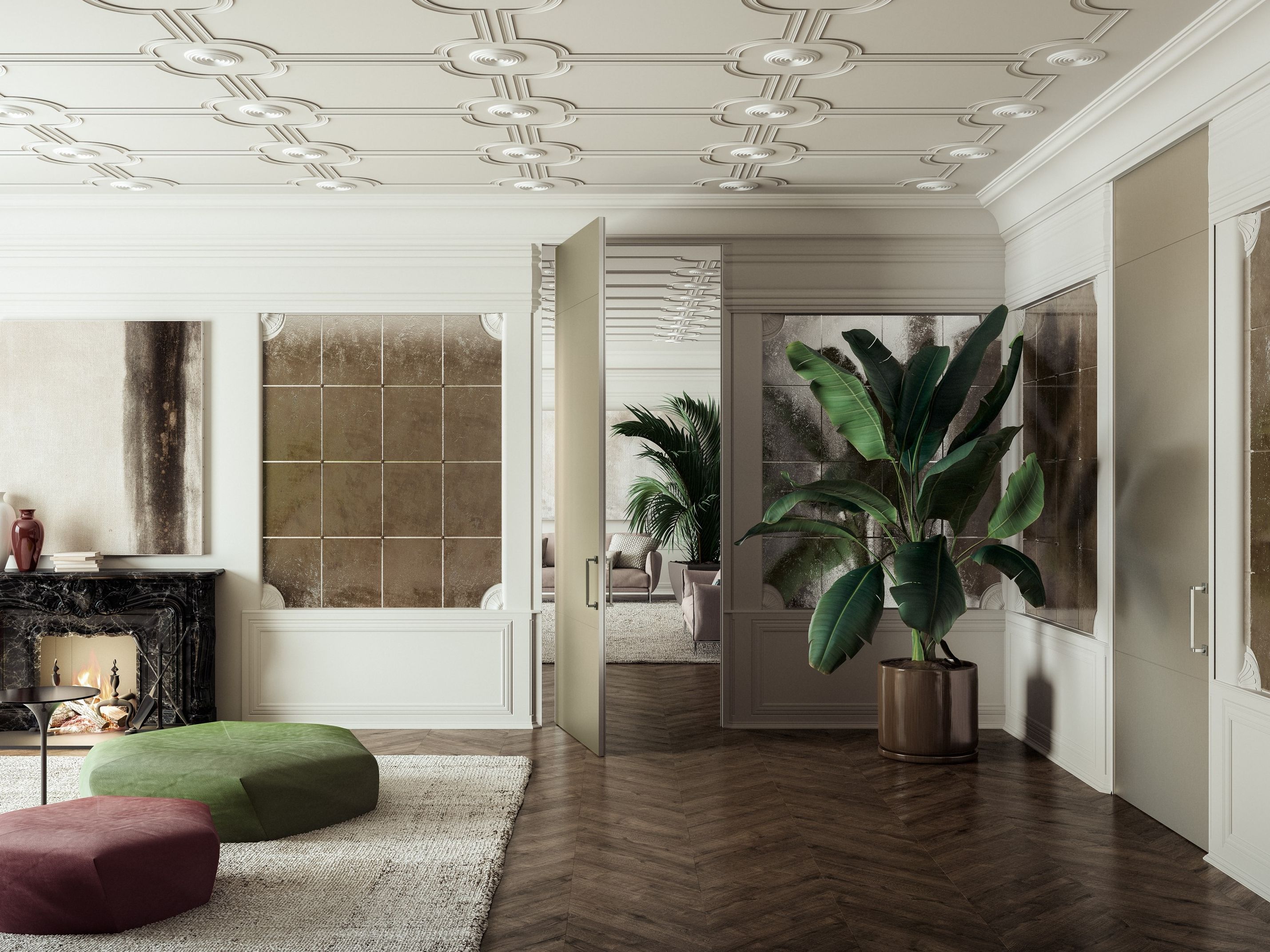 Дверь с вертикальным зависанием Linvisibile Linvisible Breeze ARCH-00096618 - Вид №1