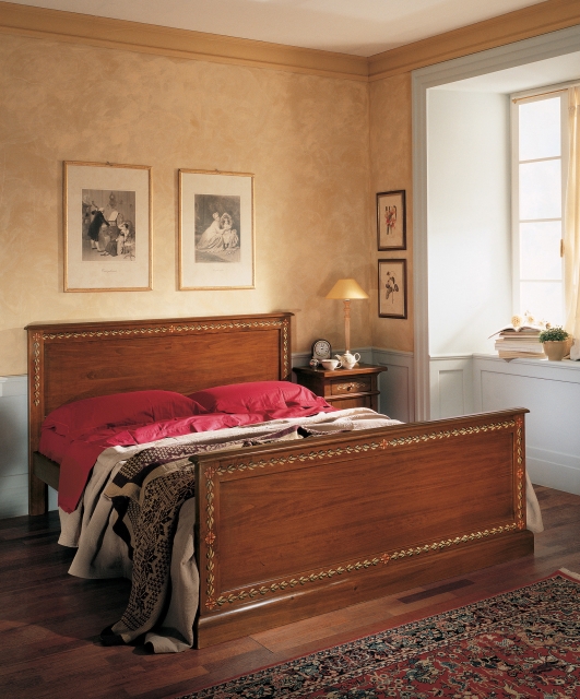 2913 Tifernoit Линейная двуспальная кровать Zona Notte 