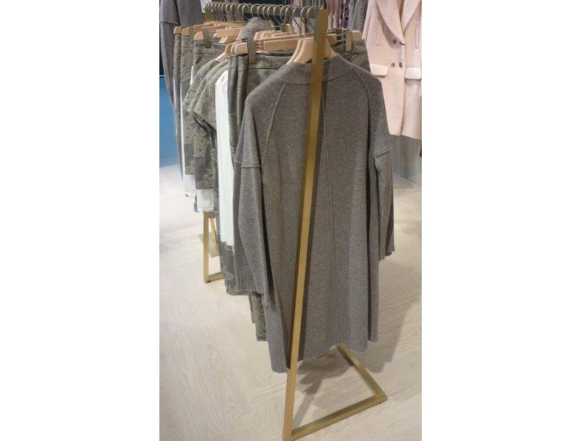 Латунная напольная вешалка для одежды YDF мебель для магазинов ARCH-00072776 - Вид №1