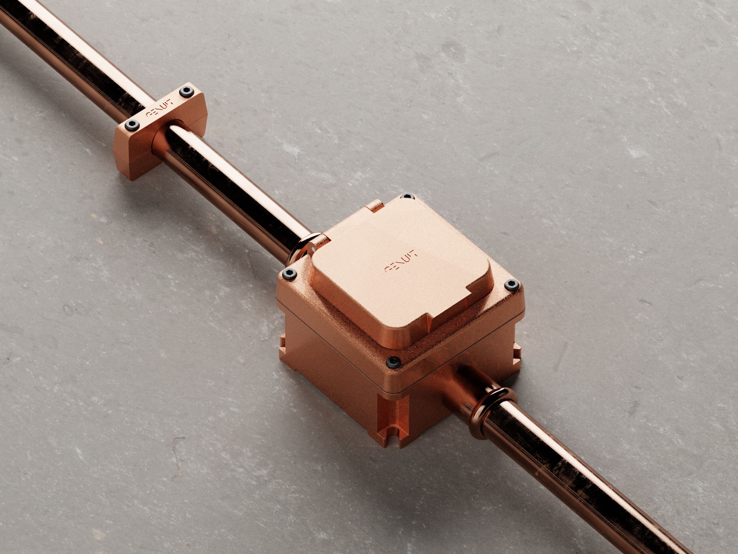 Медная алюминиевая наружная электрическая коробка Genuit медь ARCH-00002408