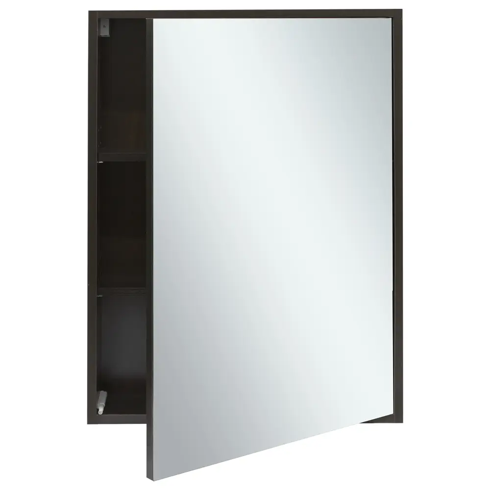 Шкаф зеркальный «Дорис», 60 см, цвет венге Santreyd STLM-2119202 - Вид №1